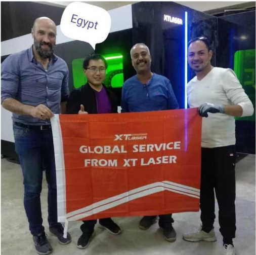 Brezskrbna storitev se začne z novim dnem XTlaser After sales Global Service Line Pakistan Station